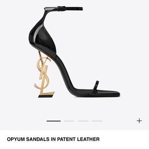 YSL SANDAL WITH CASSANDRE HEEL